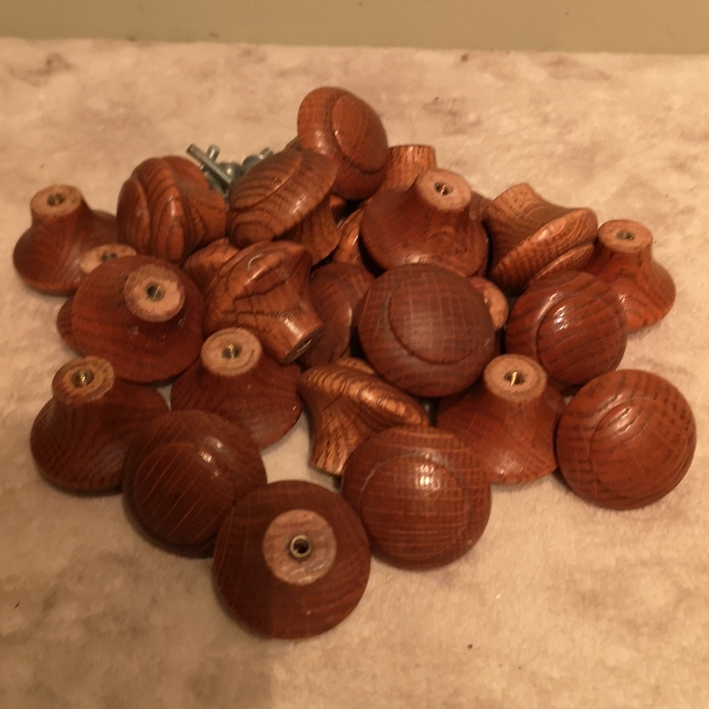 😄Vintage Wooden drawer pulls